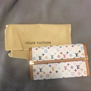 louis vuitton multicolor sarah wallet